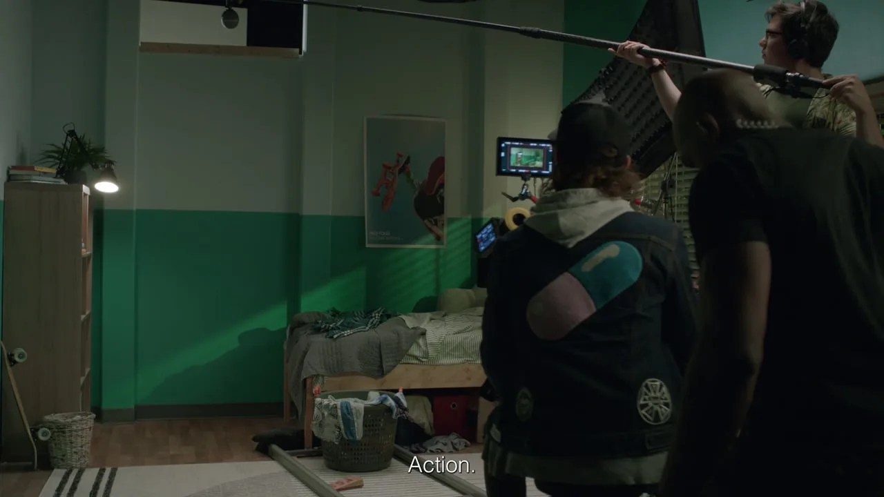 Grammarly shoot — behind the scenes, day one