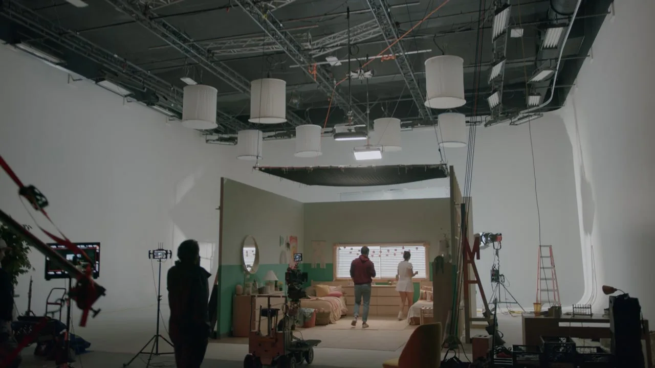 Grammarly shoot — behind the scenes, day two